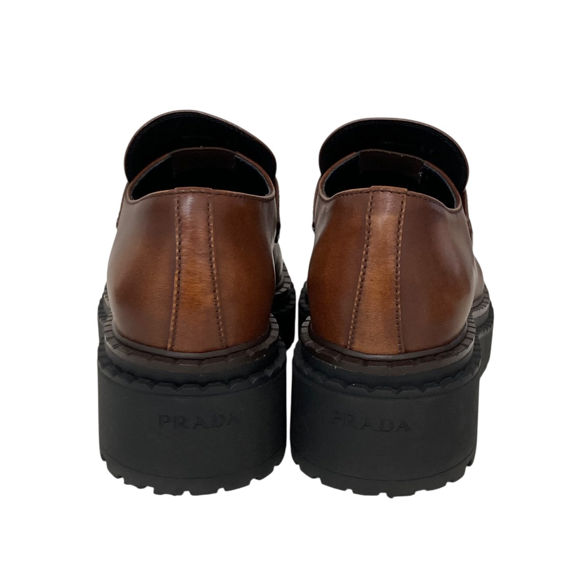 PRADA ブラッシュドレザーローファー 古着・中古-6枚目のアイテム画像