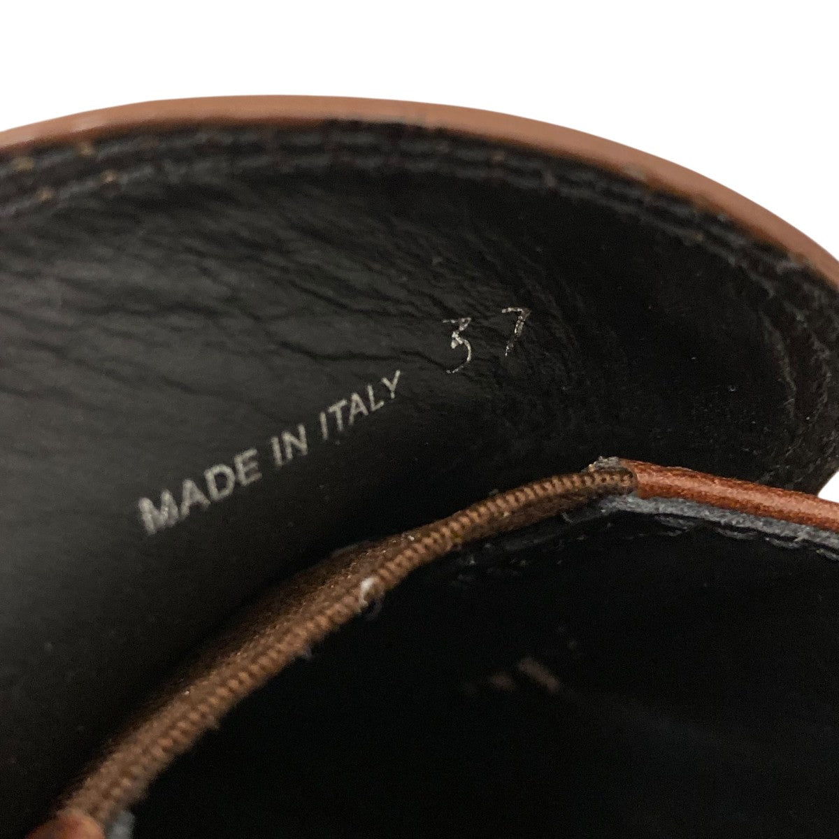 PRADA ブラッシュドレザーローファー 古着・中古-9枚目のアイテム画像