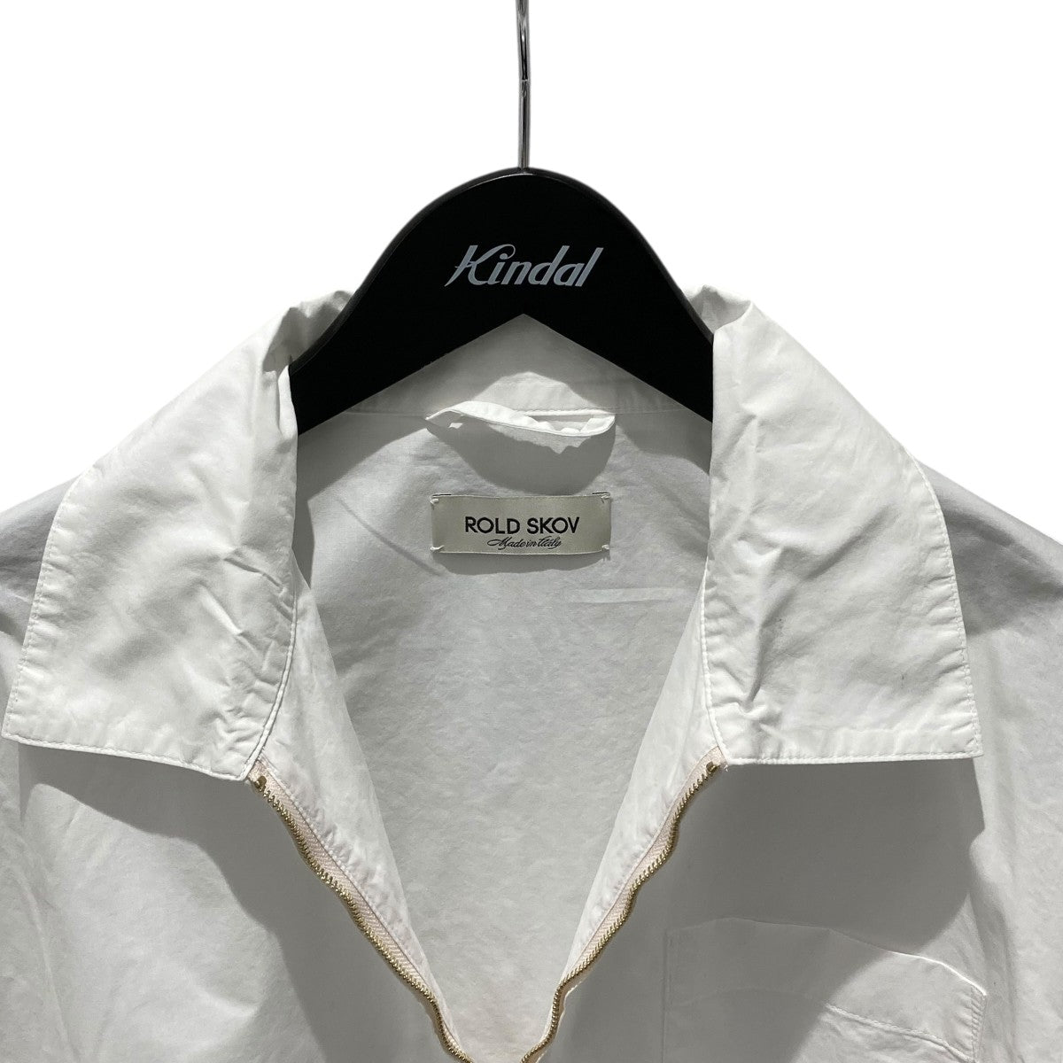 ハーフジップ長袖シャツ