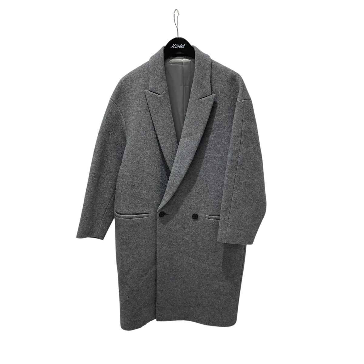 ATON グレー チェスターコート ATON チェスターコート グレー 中古・古着通販】ATON (エイトン) AIR