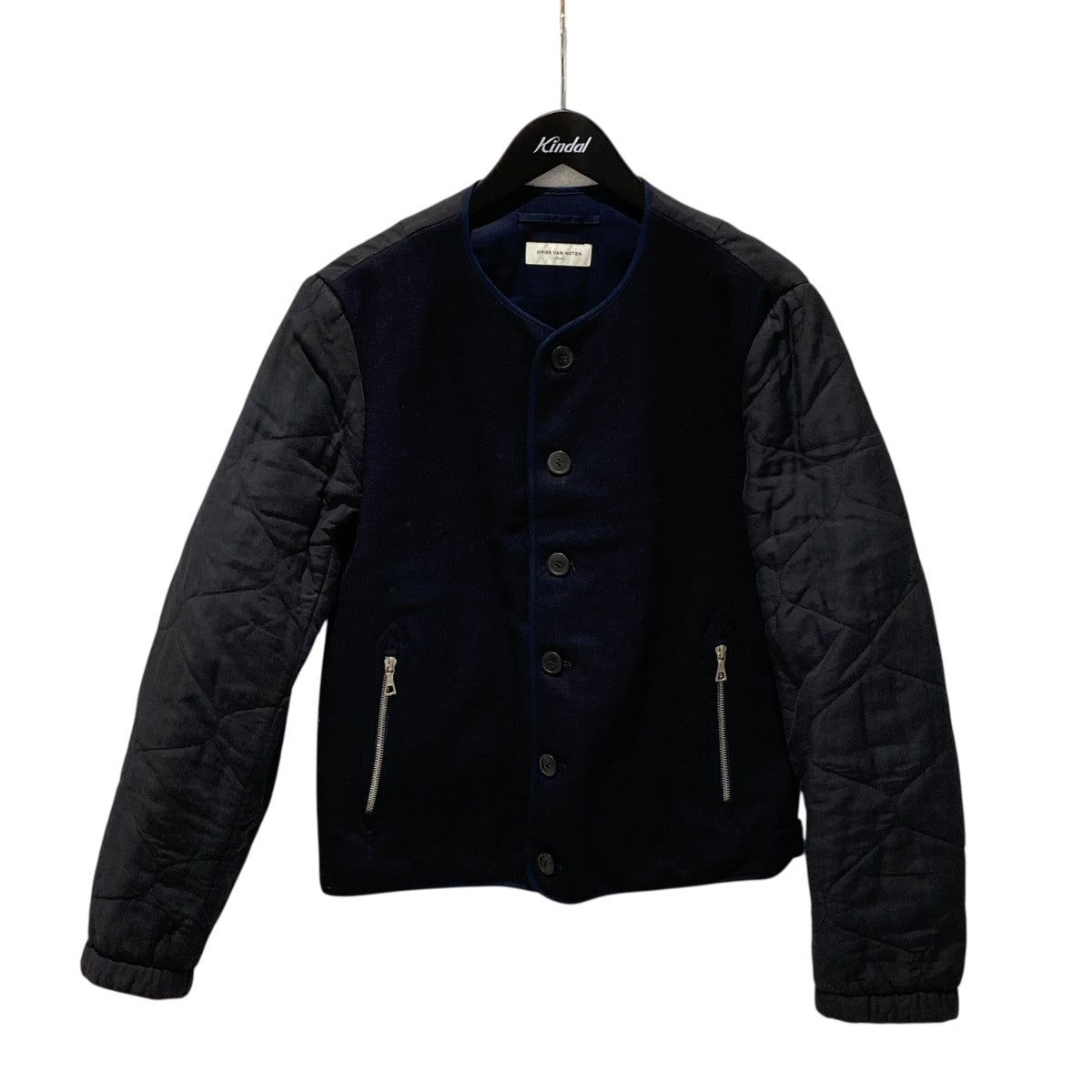 DRIES VAN NOTEN(ドリスヴァンノッテン) 24AW袖キルティングノーカラー