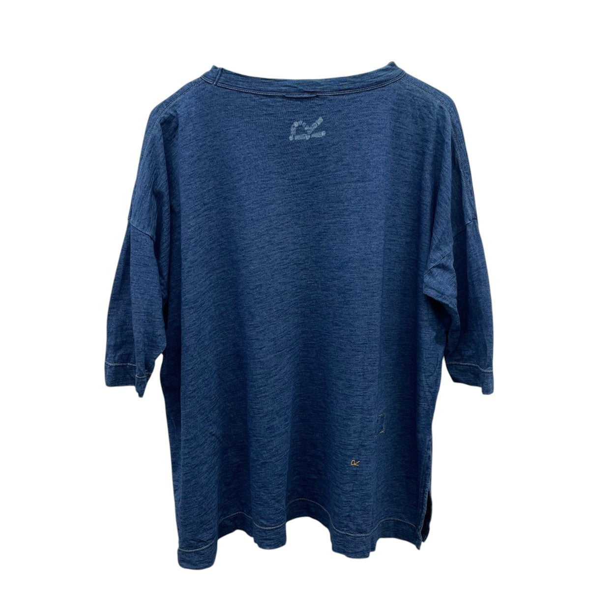 45rpm ビーズネックレスプリントのビックスリットTシャツ 45R
