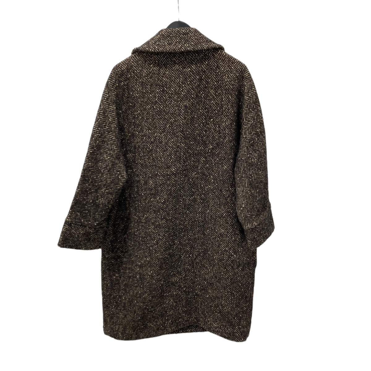 TICCA 24AWウール ミックス ツイード テント コート0243410243 古着・中古-2枚目のアイテム画像