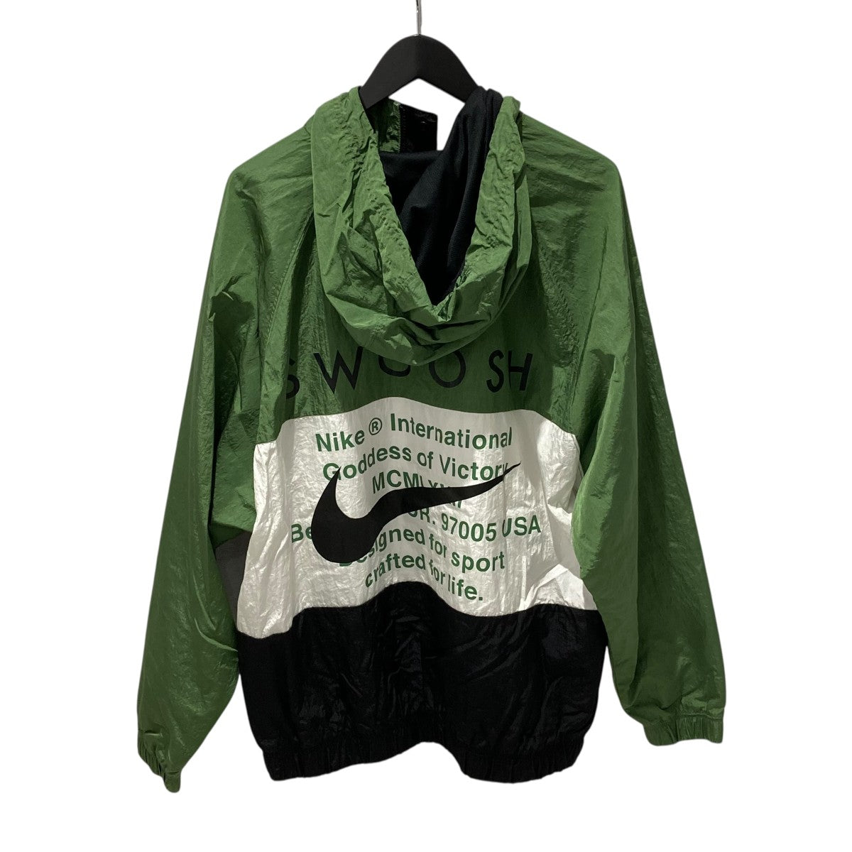 Supreme×NIKE レザージャケット CK6218-010 ｢Leather Anorak｣ ブラック