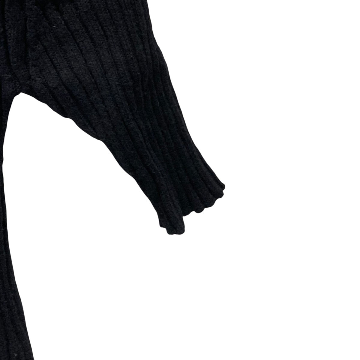 SHISHIKUI ZIP RIB KNIT DRESSニットワンピース 古着・中古-4枚目のアイテム画像