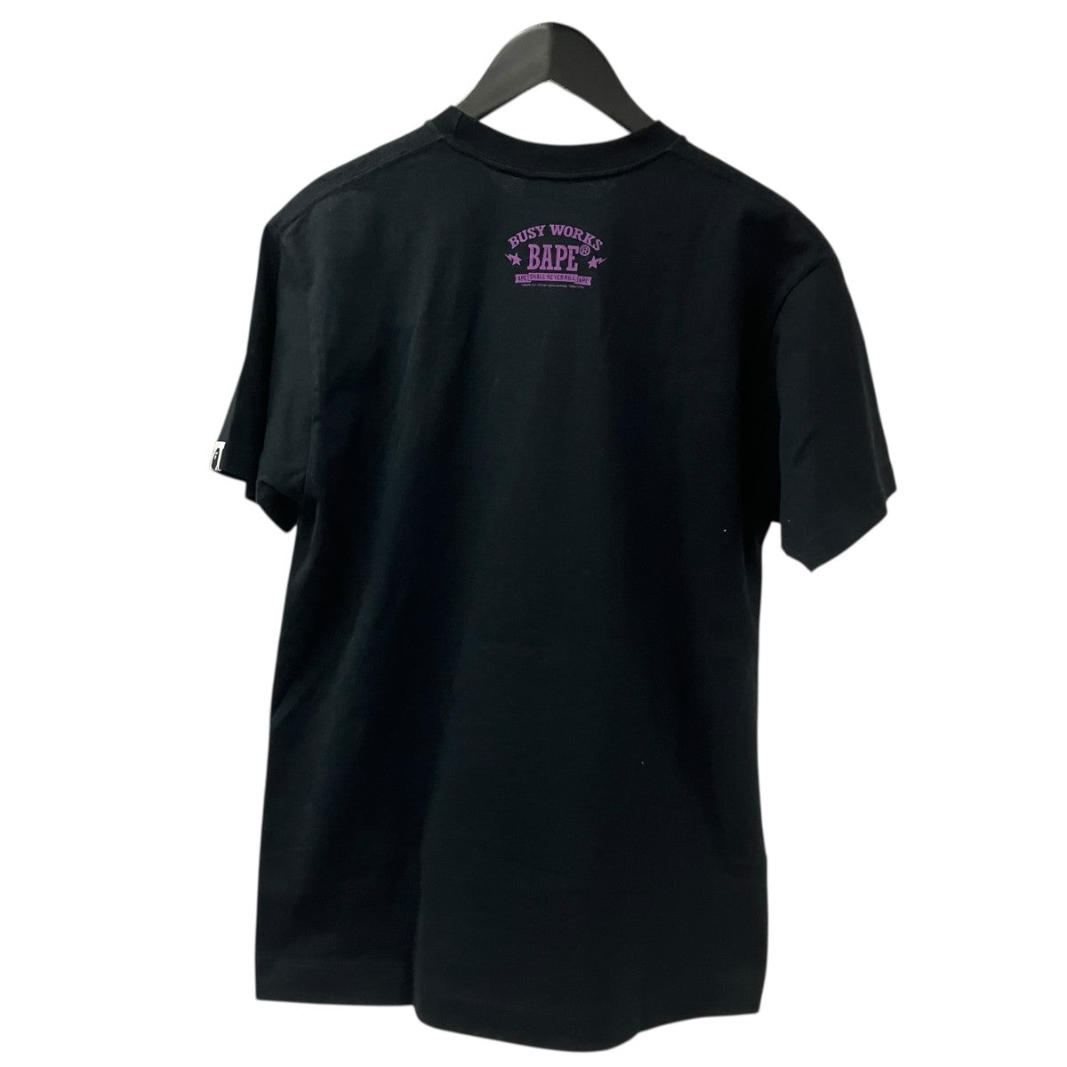 BAPE BY A BATHING APE スワロフスキーカレッジロゴTシャツTシャツ 古着・中古-2枚目のアイテム画像