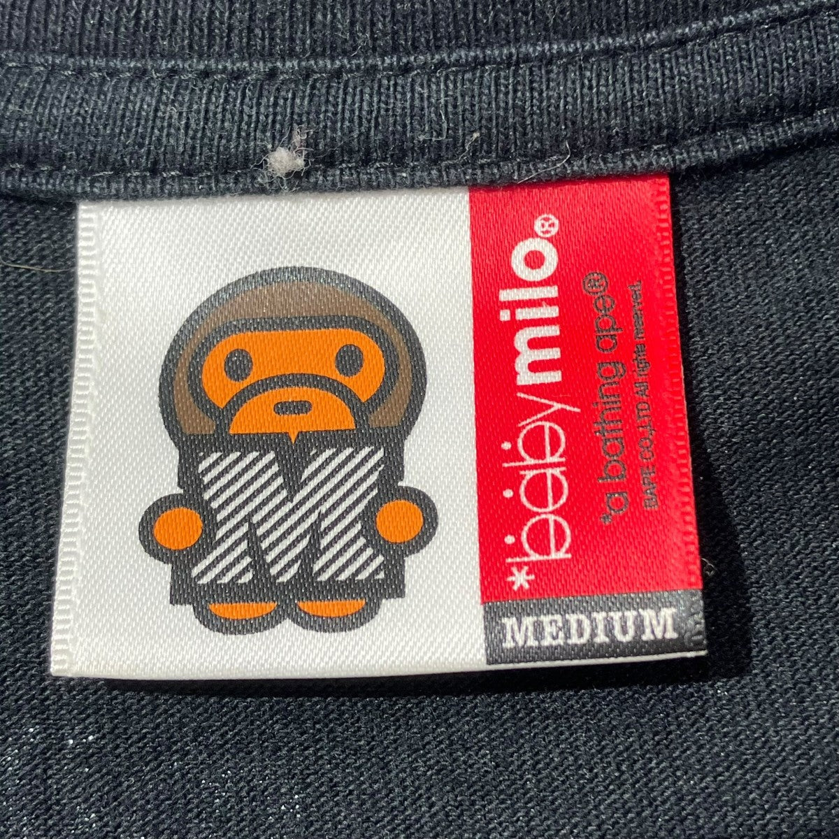 A BATHING APE 06sBABY MILO ビッグプリント半袖Tシャツ 古着・中古-6枚目のアイテム画像