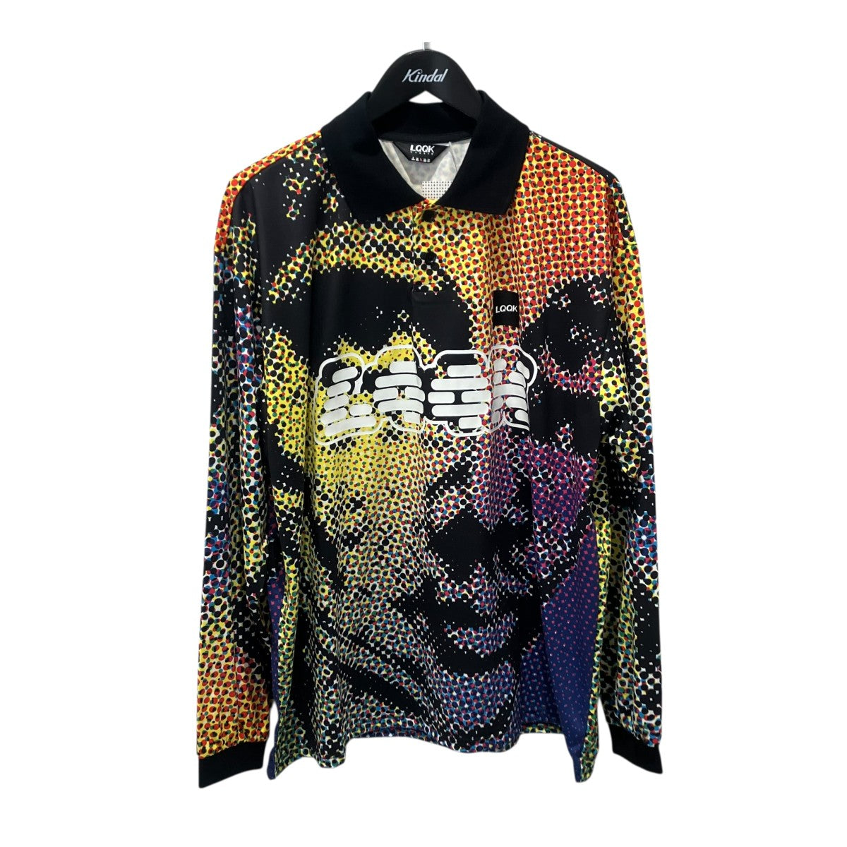 LQQK STUDIO SUBLIMATED POLY POLOゲームシャツlqa24pl06 古着・中古-1枚目のアイテム画像
