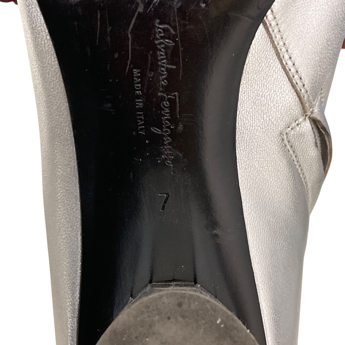 Salvatore Ferragamo Florrieミラーショートブーツ 古着・中古-10枚目のアイテム画像