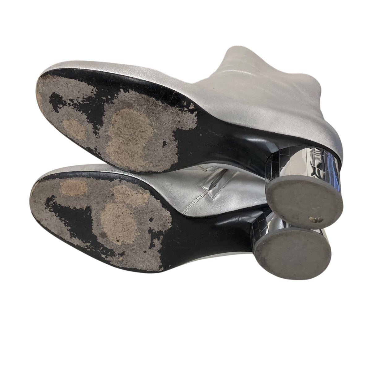 Salvatore Ferragamo Florrieミラーショートブーツ 古着・中古-3枚目のアイテム画像
