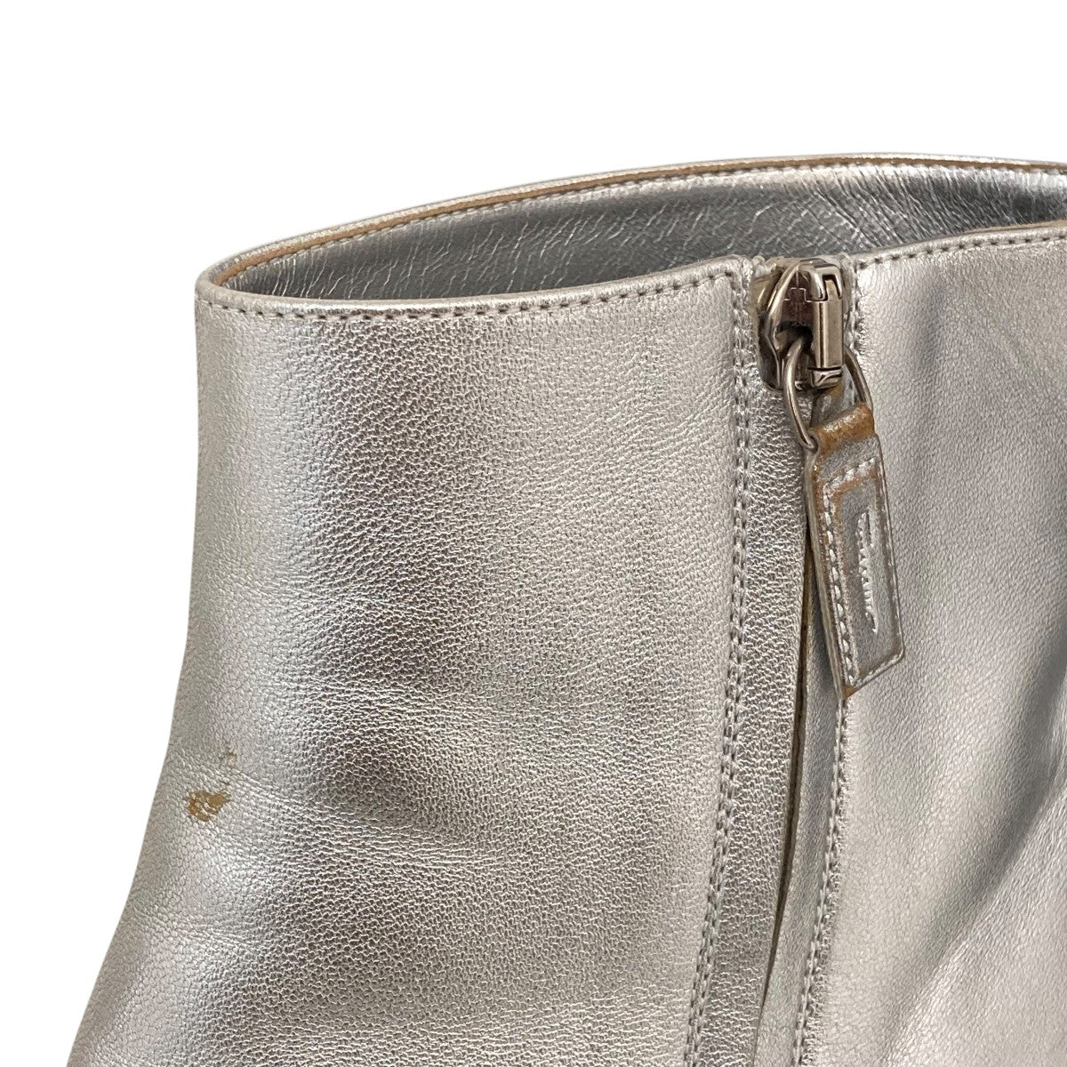 Salvatore Ferragamo Florrieミラーショートブーツ 古着・中古-6枚目のアイテム画像
