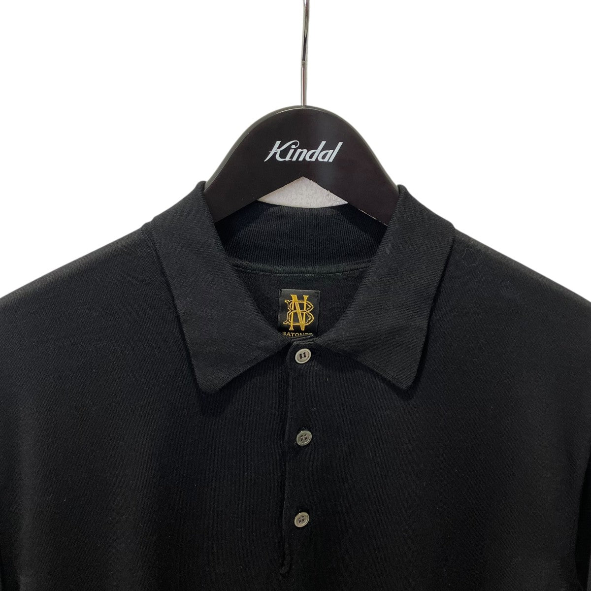 BATONER BN-24SM-057 THE SEAISLAND COTTON HIGH GAUGE POLO S Sニットポロシャツ 古着・中古-3枚目のアイテム画像
