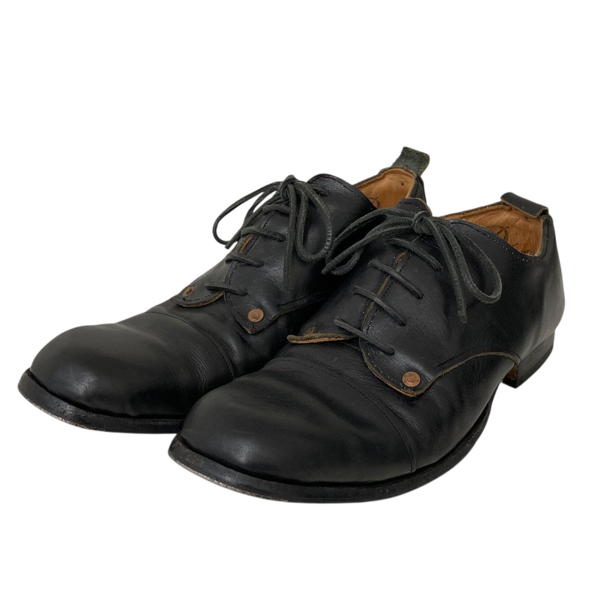 ポールハーデン Paul Harnden レザーシューズ　黒 Paul Harnden(ポールハーデン) レザーシューズ ブラック サイズ 7.5