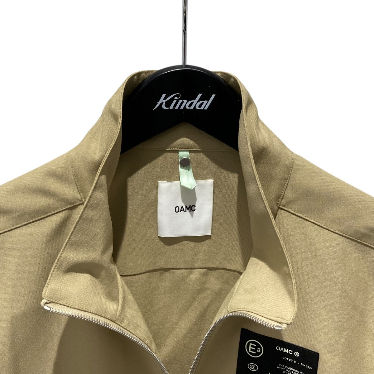 OAMC 21AWSYSTEM FULL ZIP SHIRTジップアップジャケットOAMT601368 古着・中古-3枚目のアイテム画像