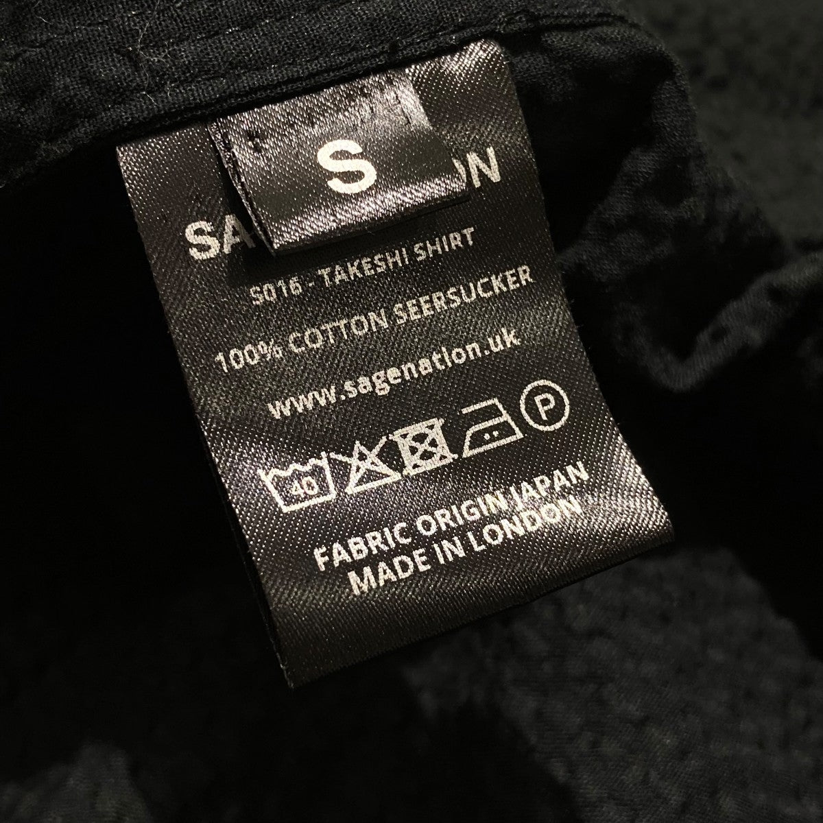 SAGE NATION 半袖シャツS016-TAKESHI SHIRT 古着・中古-6枚目のアイテム画像