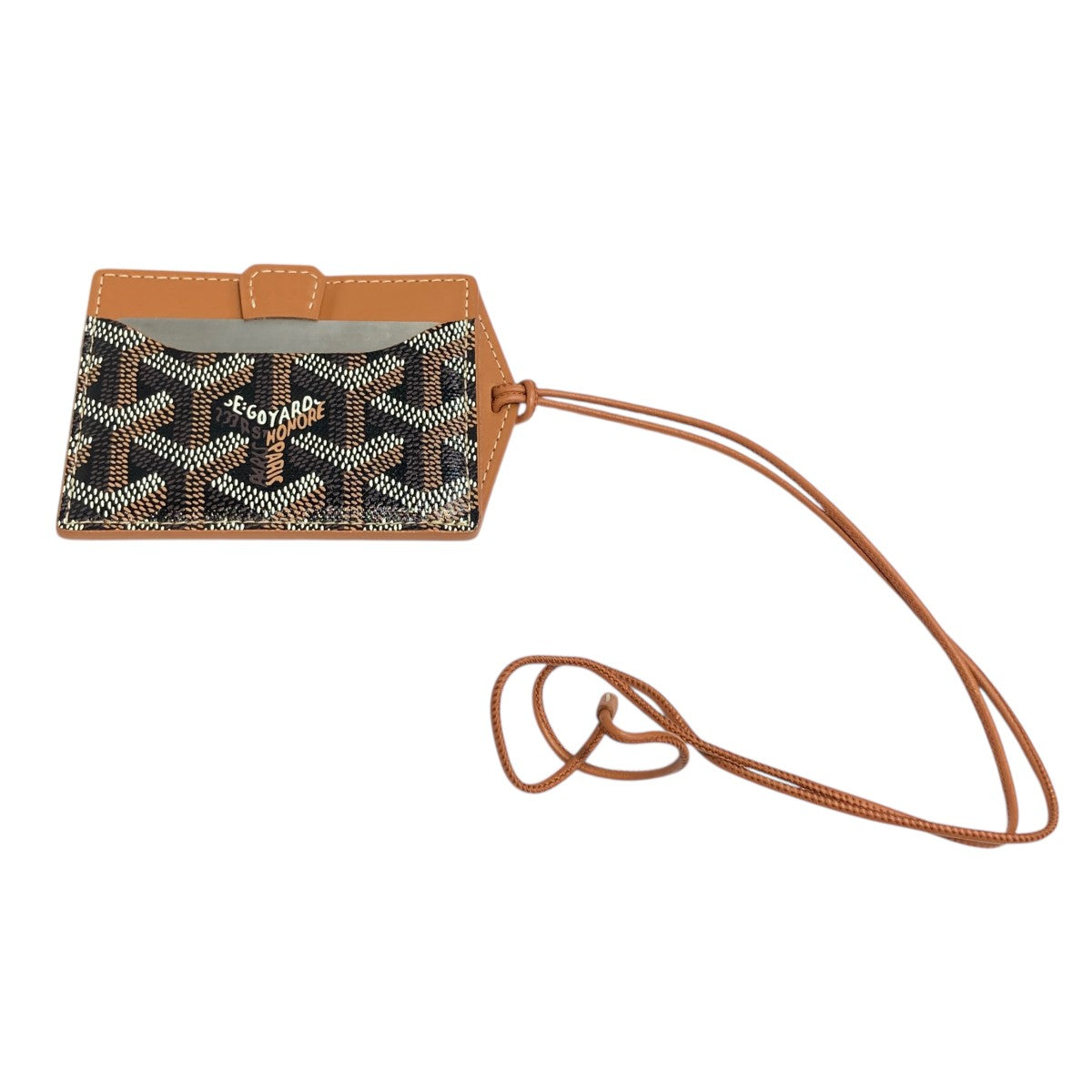 GOYARD(ゴヤール) ヴィーナスバッグミラーカードケース - ブラウン