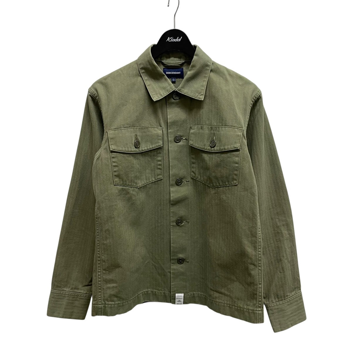 ヘリンボーンワークシャツ