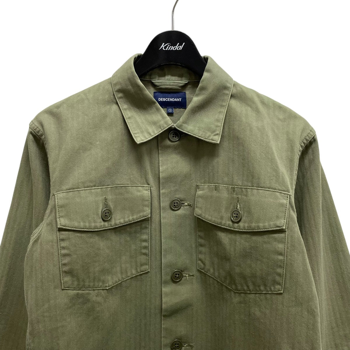 ヘリンボーンワークシャツ