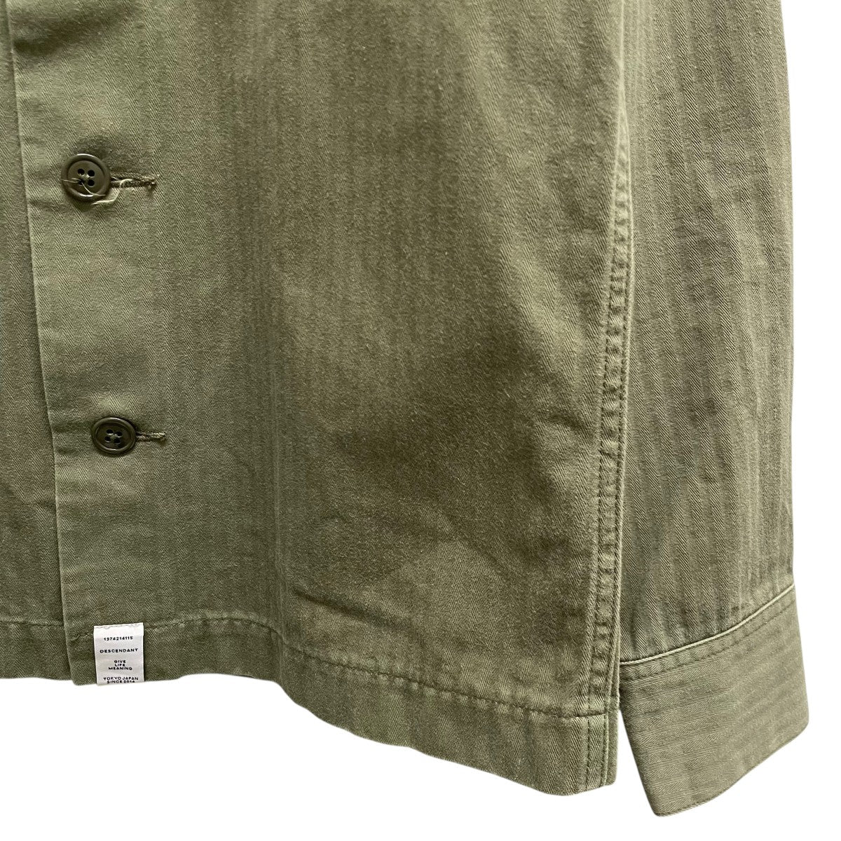 ヘリンボーンワークシャツ