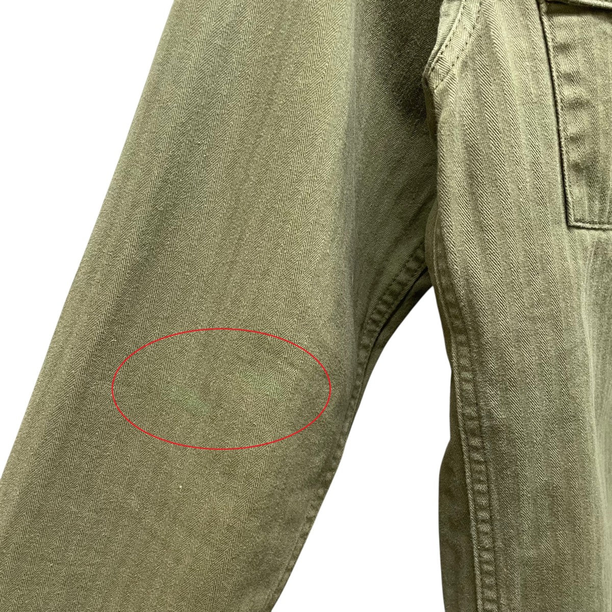 ヘリンボーンワークシャツ