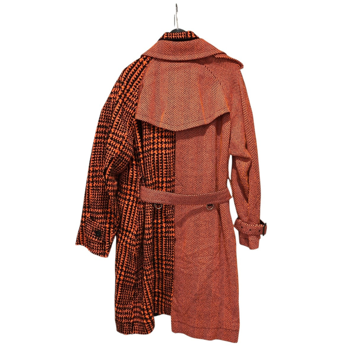 極美品 タグ付き✨sacai ドッキング異素材トレンチコー アシンメトリー 希少 sacai サカイ 異素材ドッキング 再構築コート - メルカリ