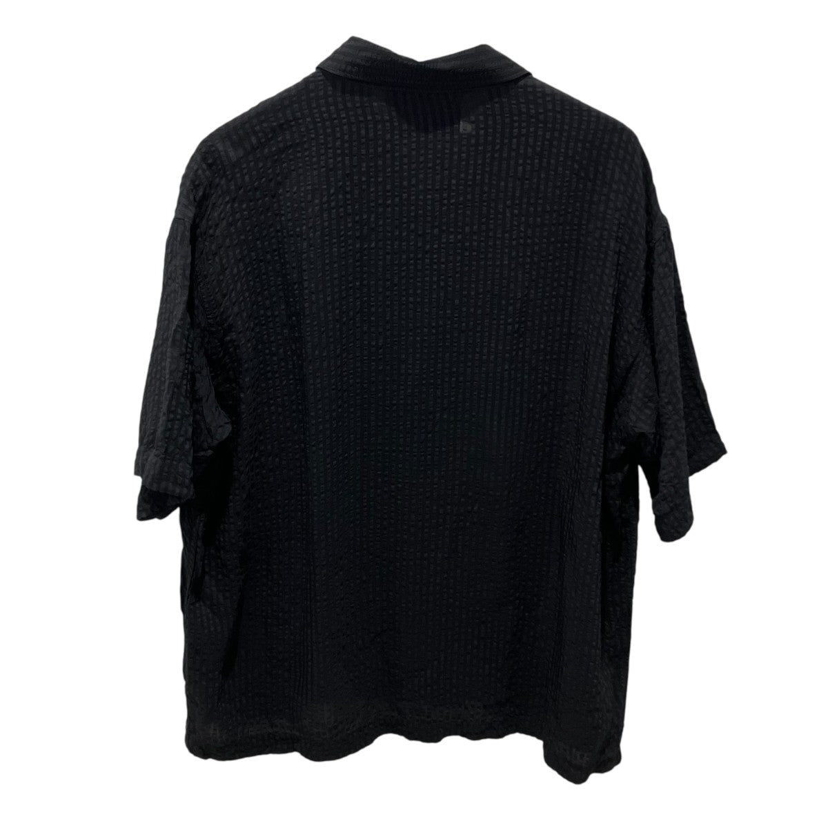 STUDIO NICHOLSON Hans Seersucker Stripe Shirt半袖シャツ51-10-821005 古着・中古-2枚目のアイテム画像