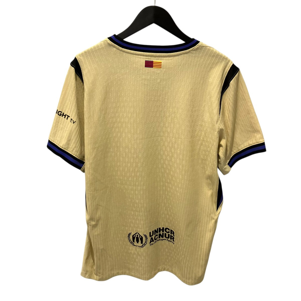 NIKE 25-26 バルセロナ AWAY オーセンティックユニフォームTシャツHJ4554-784 古着・中古-2枚目のアイテム画像