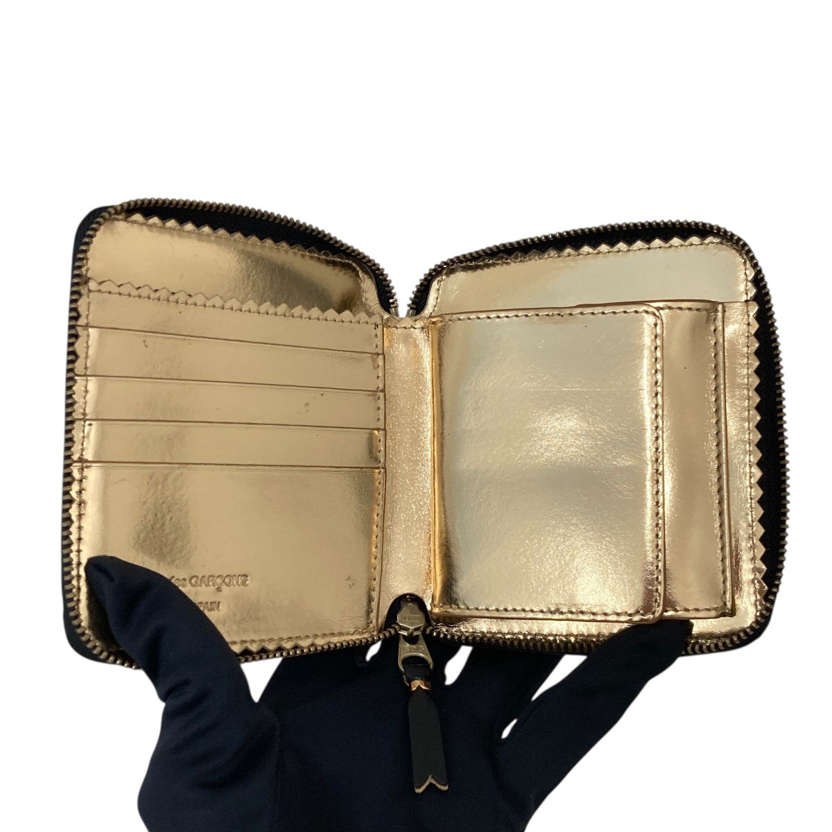 COMME des GARCONS MIRROR INSIDE2つ折り財布SA2100MI 古着・中古-4枚目のアイテム画像