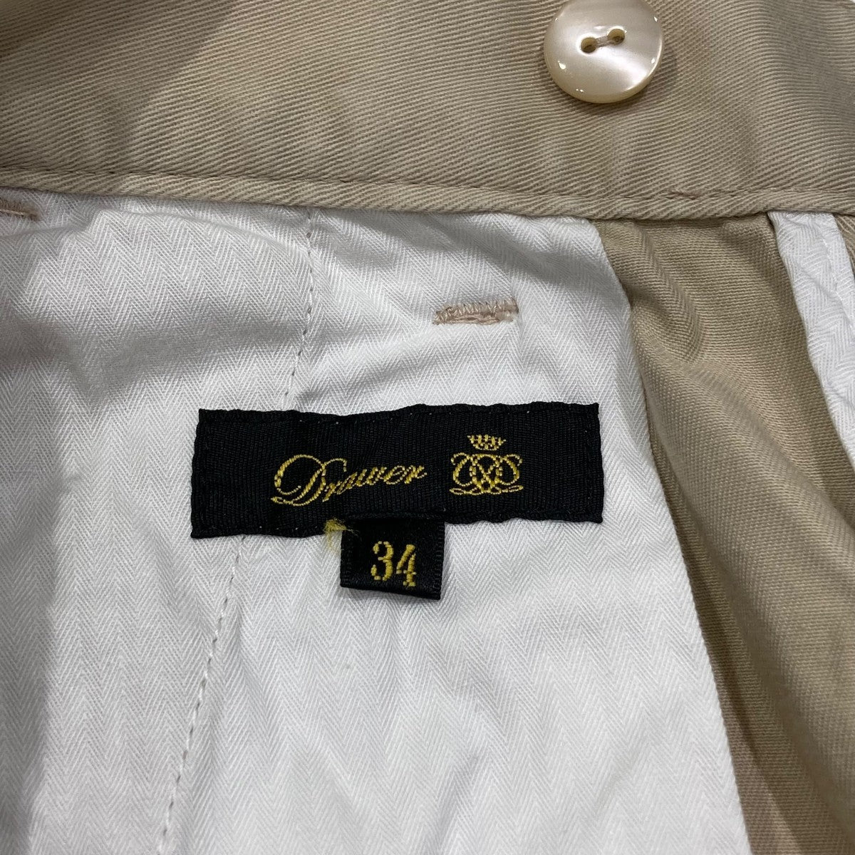 Drawer 25SSチノバックギャザーパンツ6514-299-1546 古着・中古-6枚目のアイテム画像