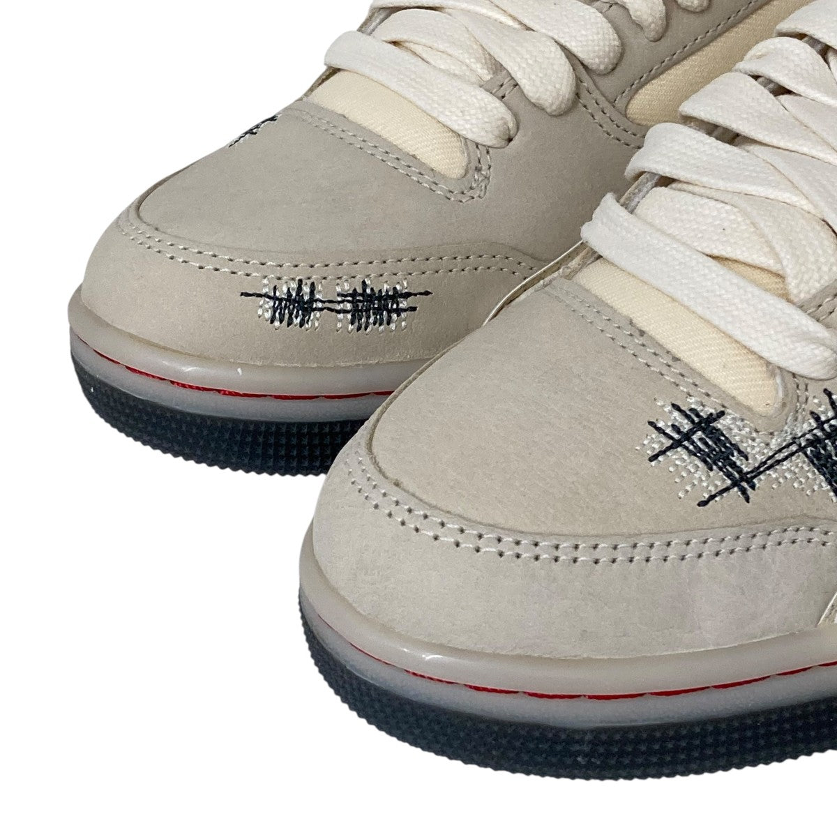 NIKE×Who Decides War Jordan Flight Court MuslinスニーカーHQ2958-100 古着・中古-5枚目のアイテム画像
