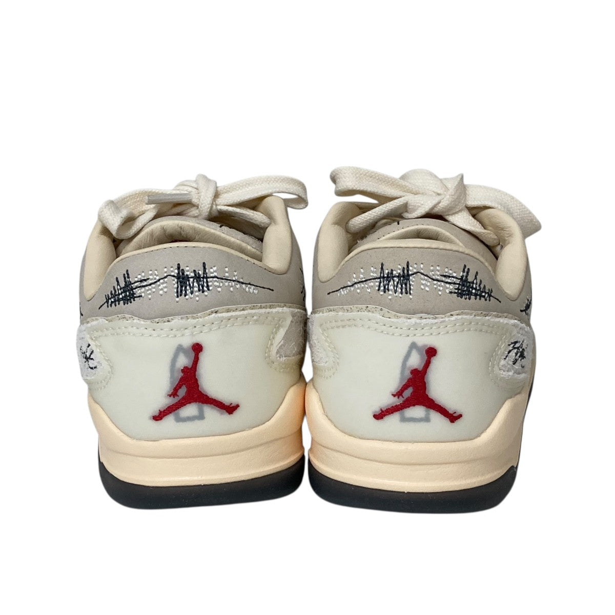 NIKE×Who Decides War Jordan Flight Court MuslinスニーカーHQ2958-100 古着・中古-6枚目のアイテム画像