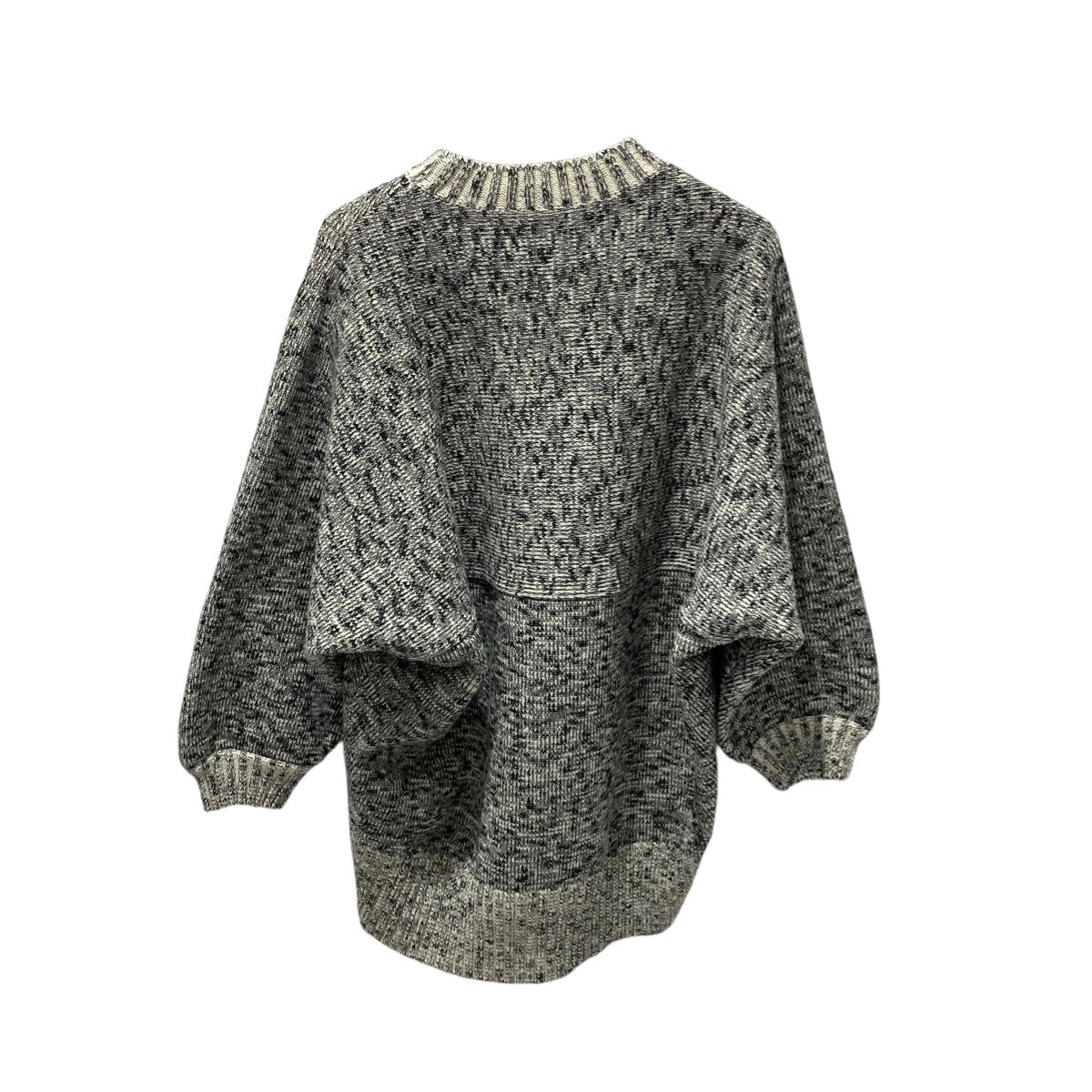Wool Cotton melange dolman sweaterクルーネックニットS22AW-KN05