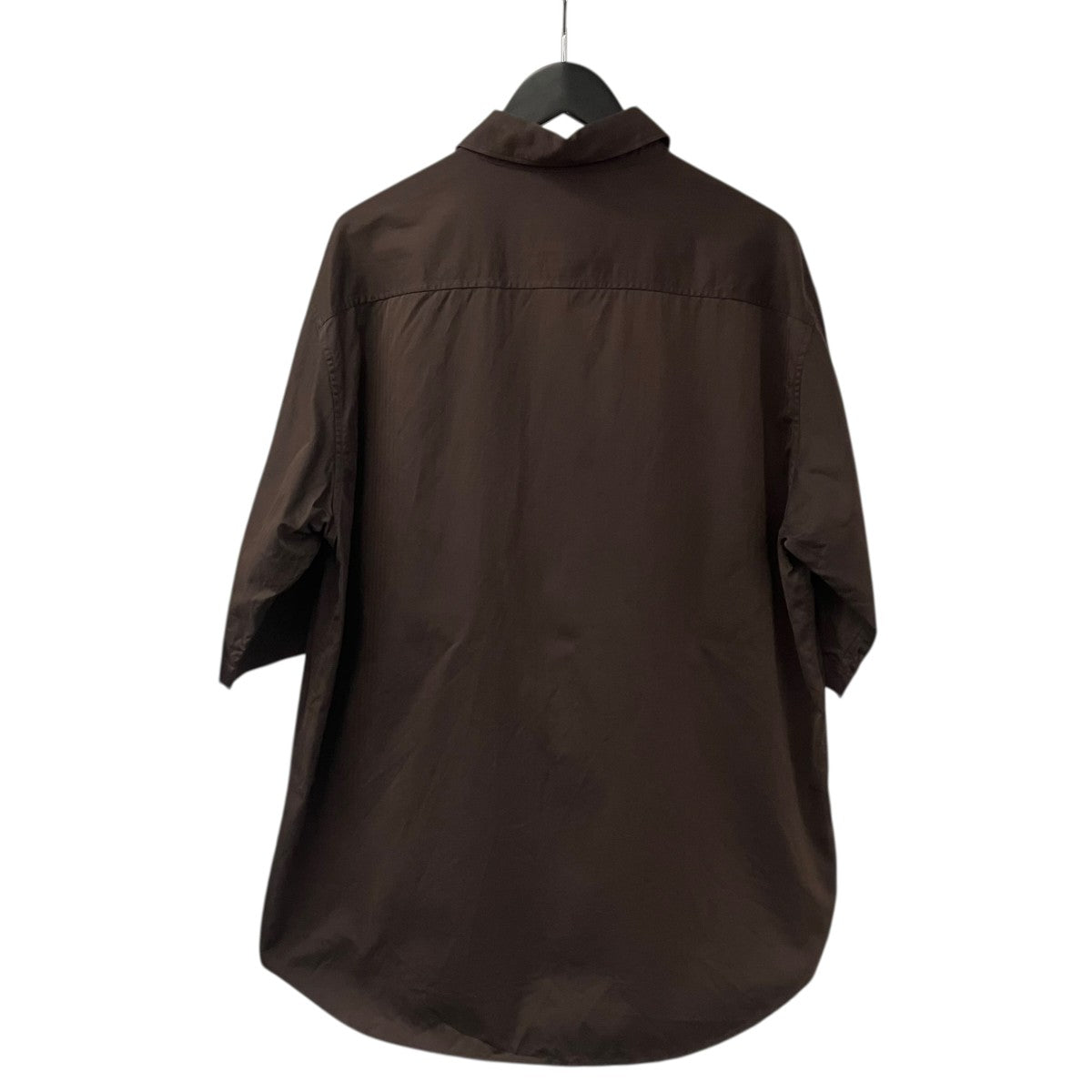 AURALEE A22SS02FH WASHED FINX HERRINGBONE HALF SLEEVED SHIRTS半袖シャツ 古着・中古-2枚目のアイテム画像