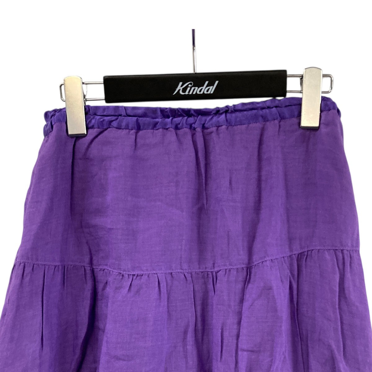SKIRT036 ラミー×シルクティアードロングスカート