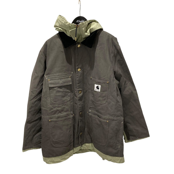 sacai × Carhartt / J/リバーシブルコート/ジャケット/2/コットン/CML/24-03390M sacai×carhartt WIP Carhartt WIP Reversible Coatリバーシブルコート