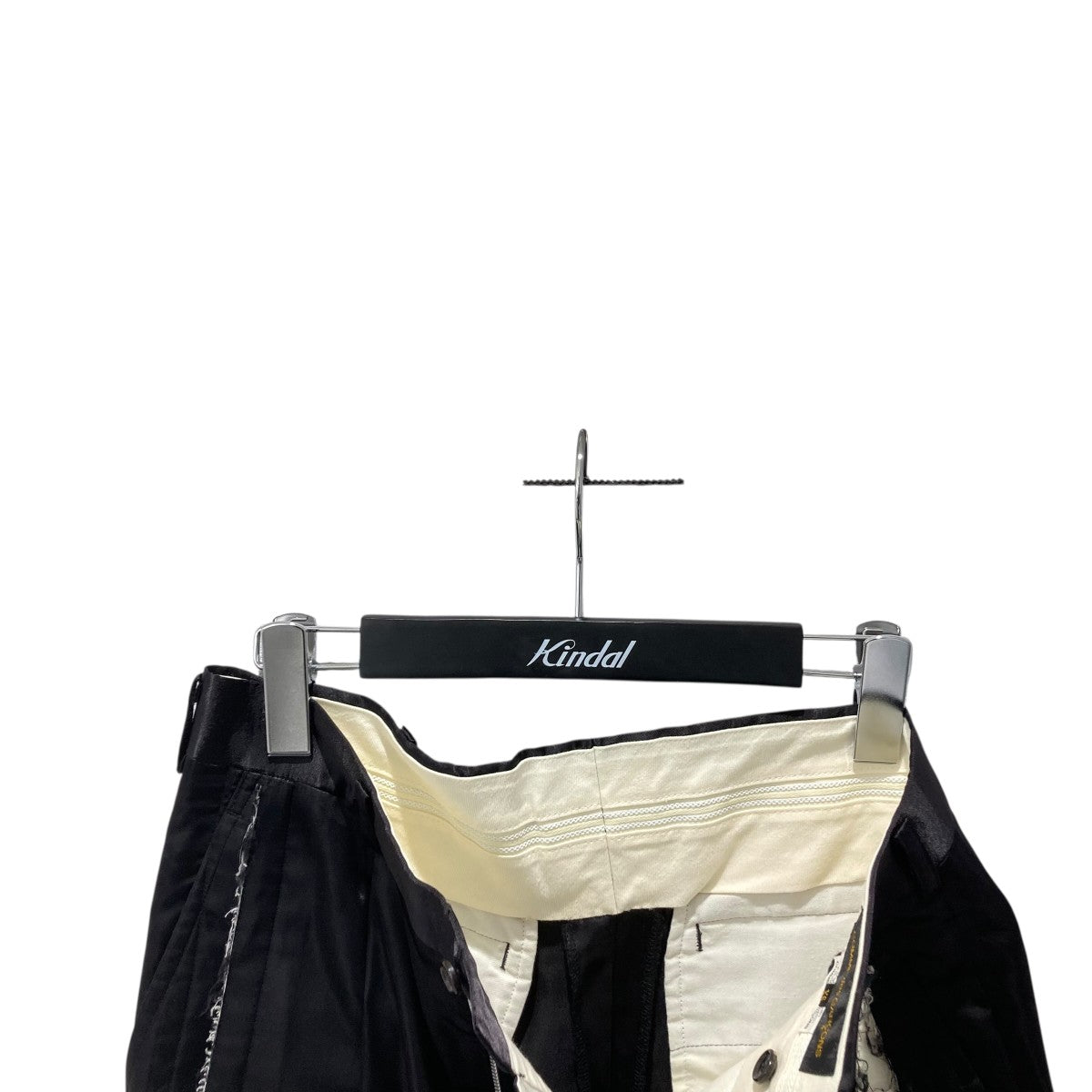 COMME des GARCONS サイドカットアウトキュプラトラウザーパンツGC-P012 古着・中古-3枚目のアイテム画像