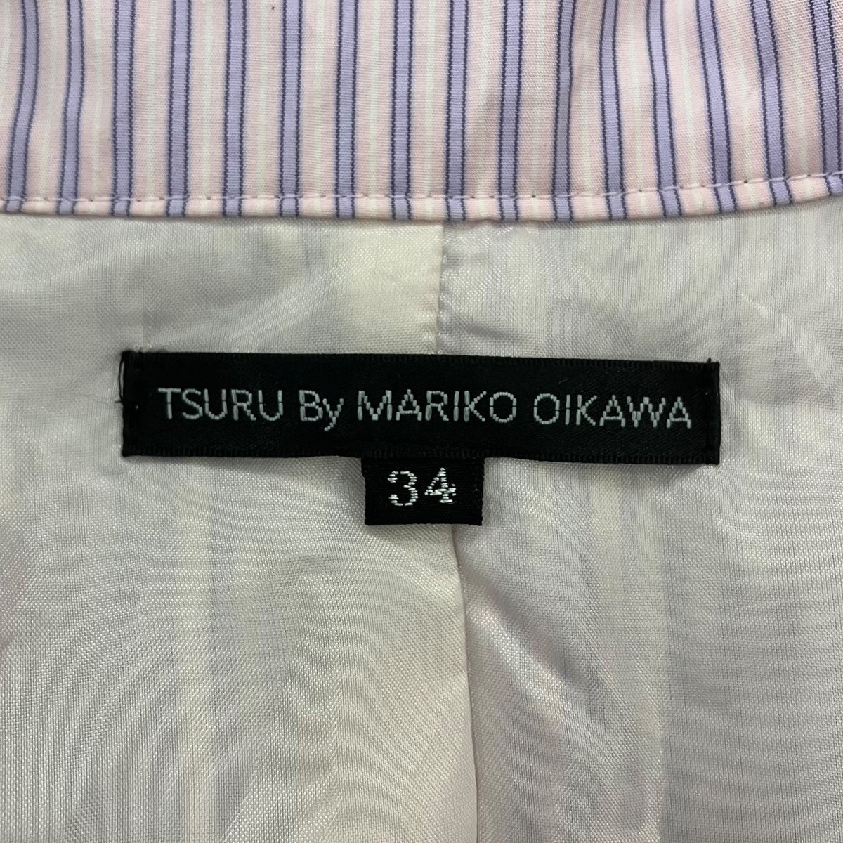 Tsuru by Mariko Oikawa 25SSDeena DR-1253330 ストライプワンピース 古着・中古-5枚目のアイテム画像