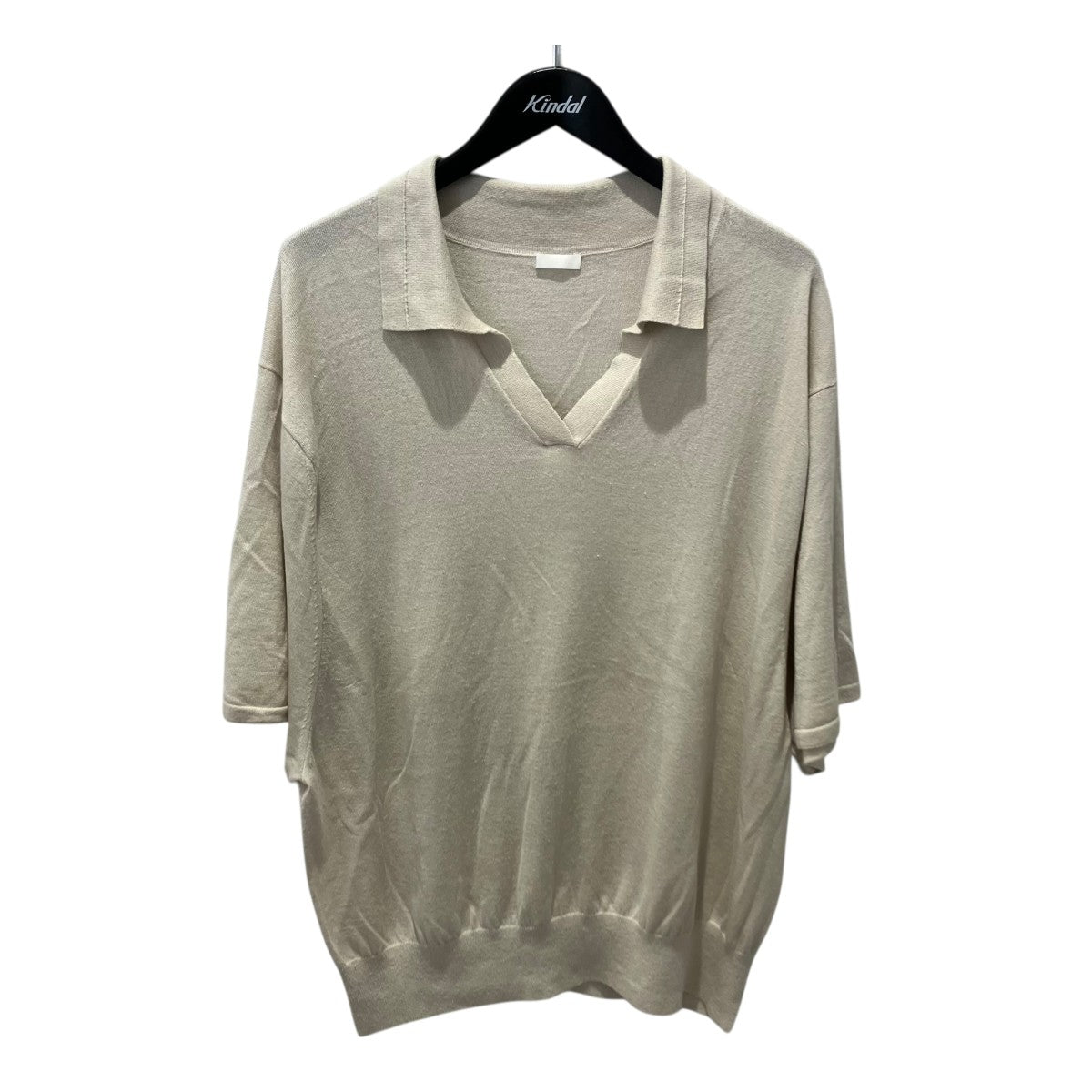 SEEALL OVERSIZED SKIPPER POLOニットポロシャツSAU43 KJ684 古着・中古-1枚目のアイテム画像
