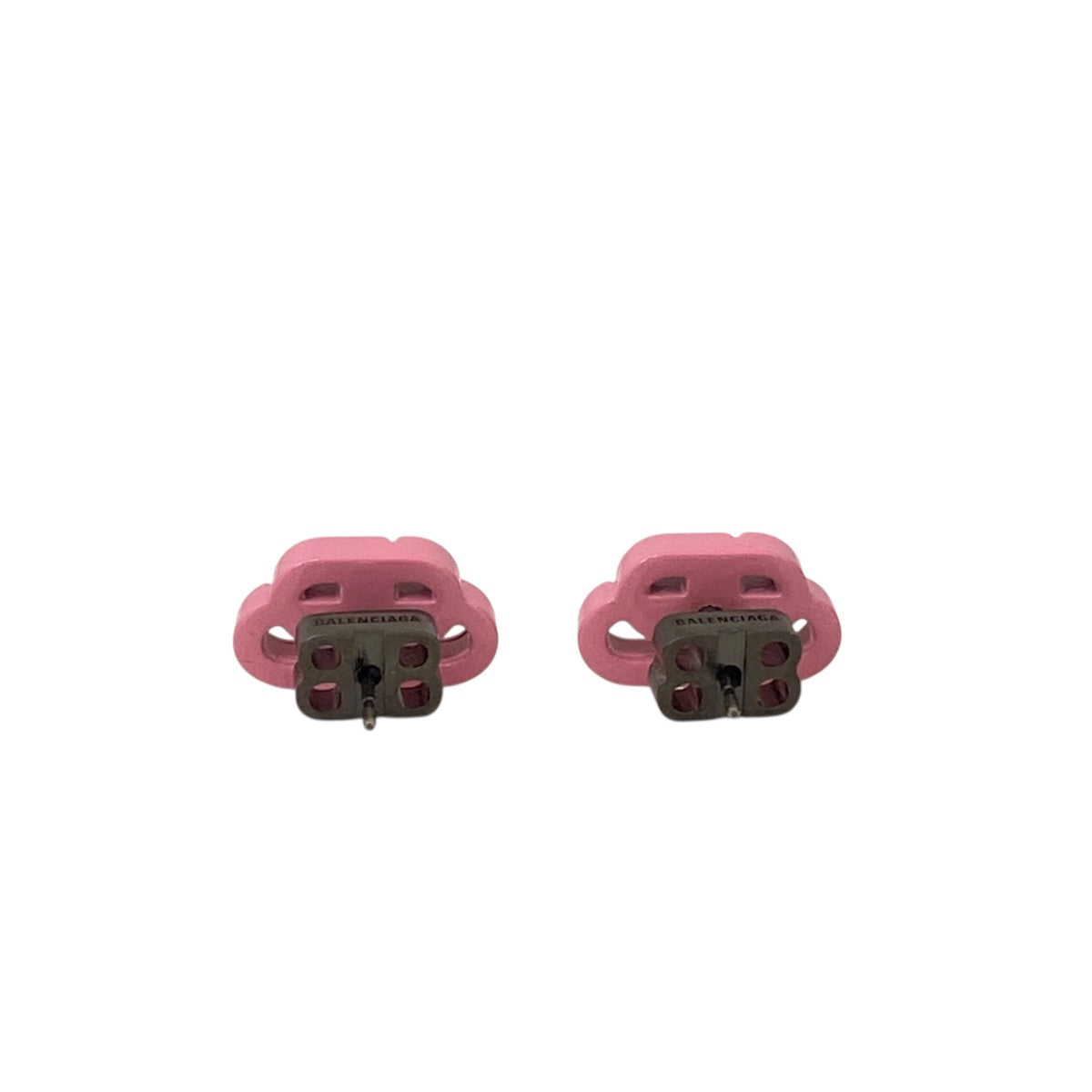 BALENCIAGA x-small interlocking bb logo stud earringsピアス 古着・中古-2枚目のアイテム画像