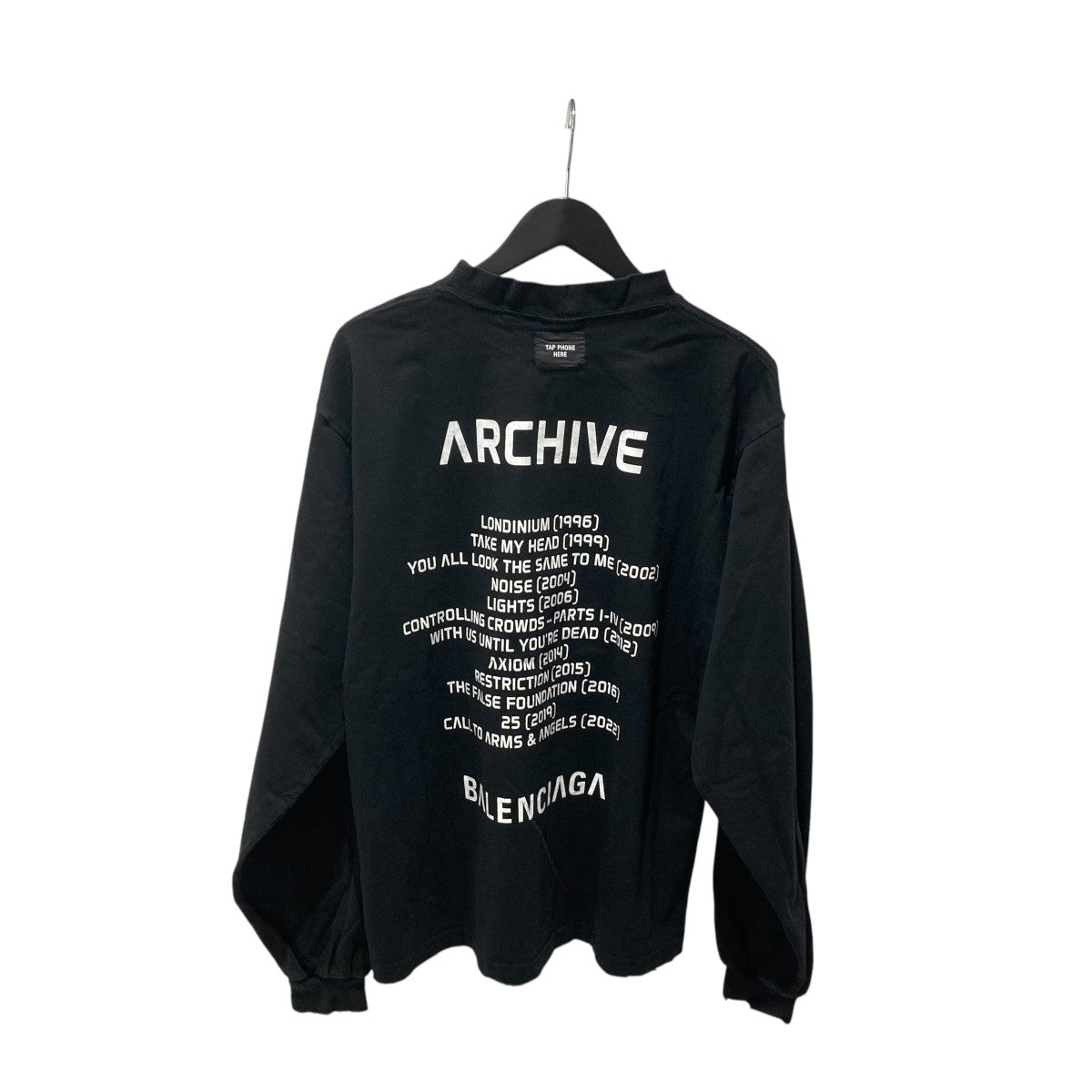 BALENCIAGA 24SSARCHIVE SERIES CONNECTEDモックネックカットソー781245 古着・中古-2枚目のアイテム画像