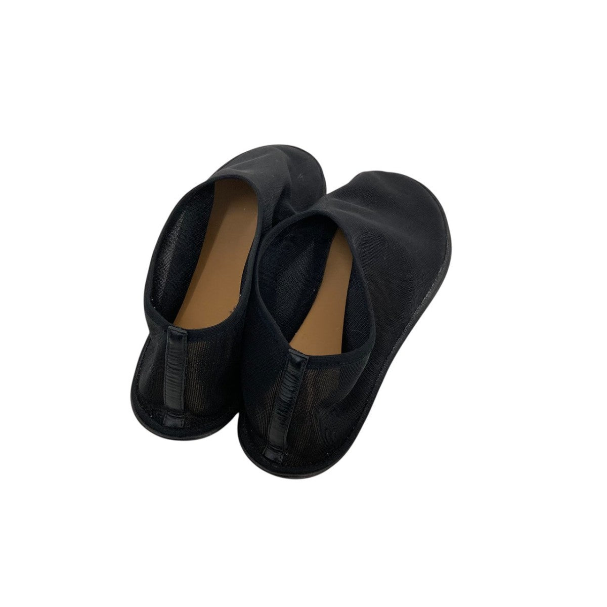 THE ROW(ザロウ) 23SSSockナイロンフラットシューズ ブラック サイズ