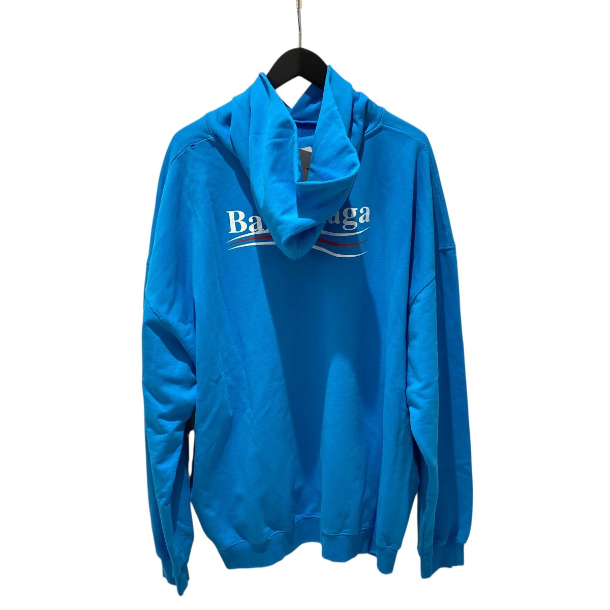 BALENCIAGA キャンペーンロゴ パーカー 中古・古着通販】BALENCIAGA (バレンシアガ) BALENCIAGA POLITICAL