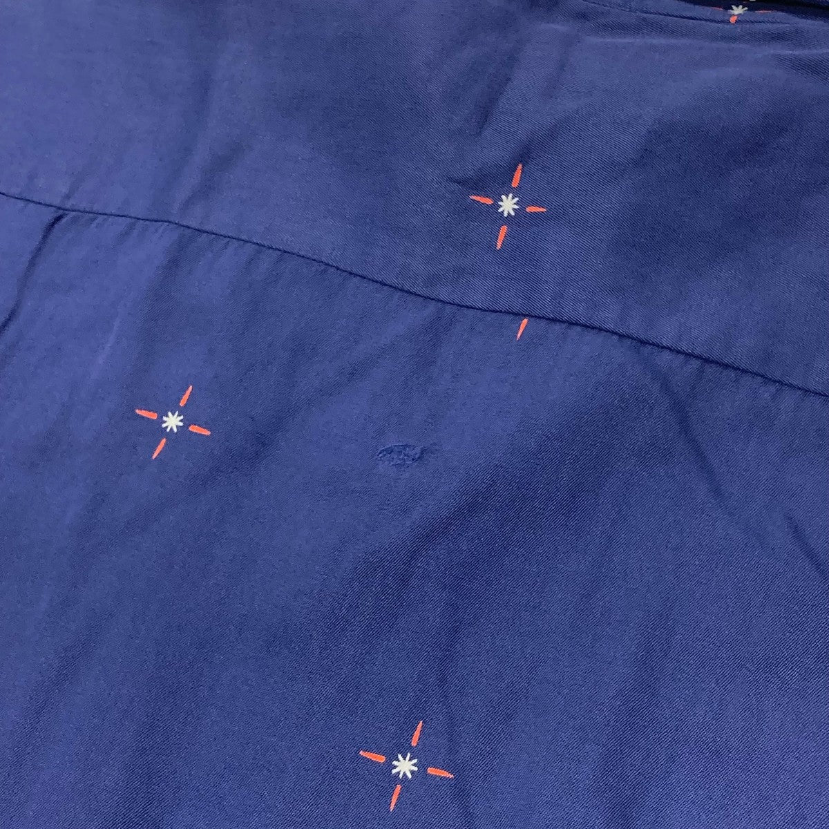 ARROW 50s レーヨンギャバジン NORTH STAR長袖シャツ 古着・中古-8枚目のアイテム画像