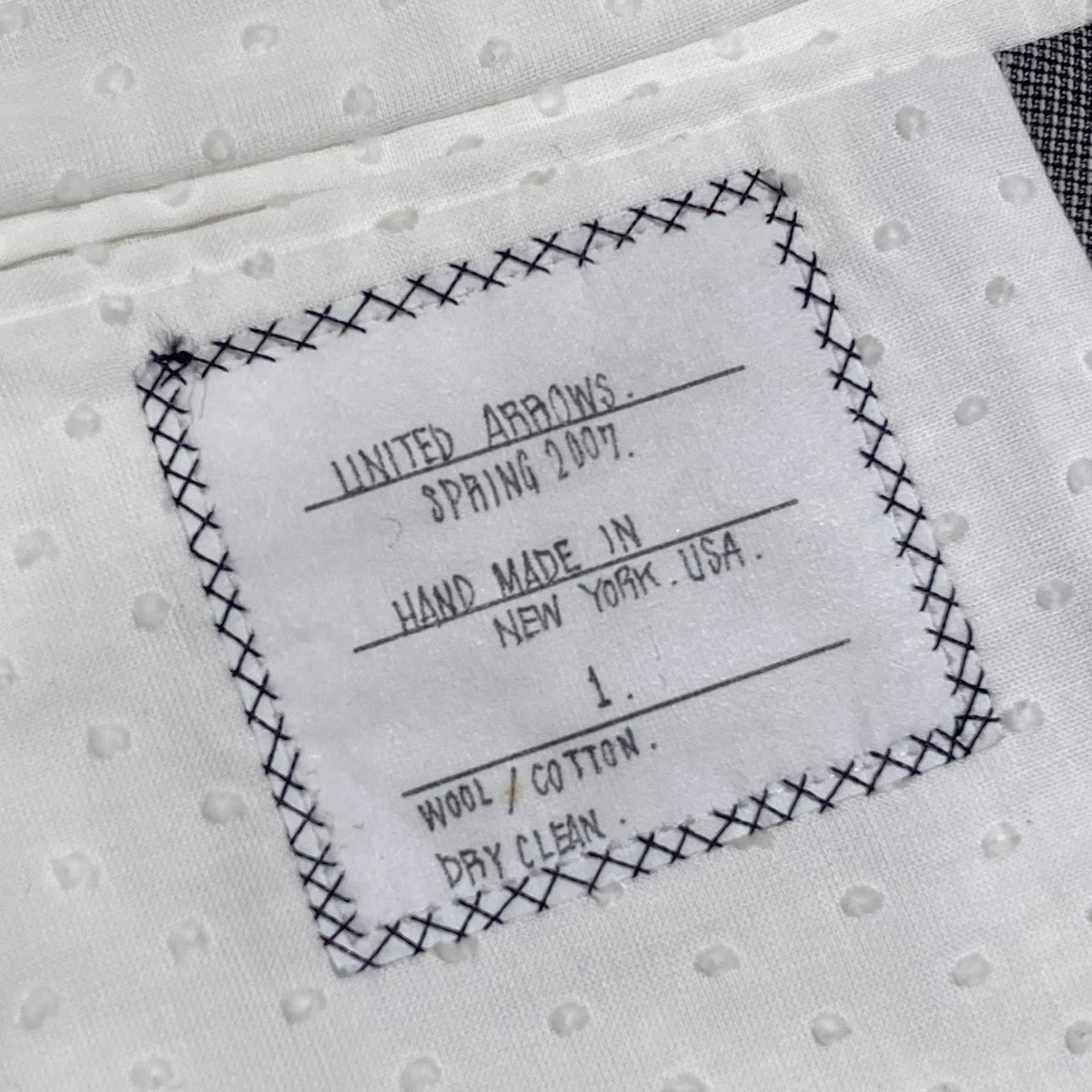 Thom Browne 07SS2007年初期モデル USA製セットアップスーツ1164-399-0710 古着・中古-10枚目のアイテム画像