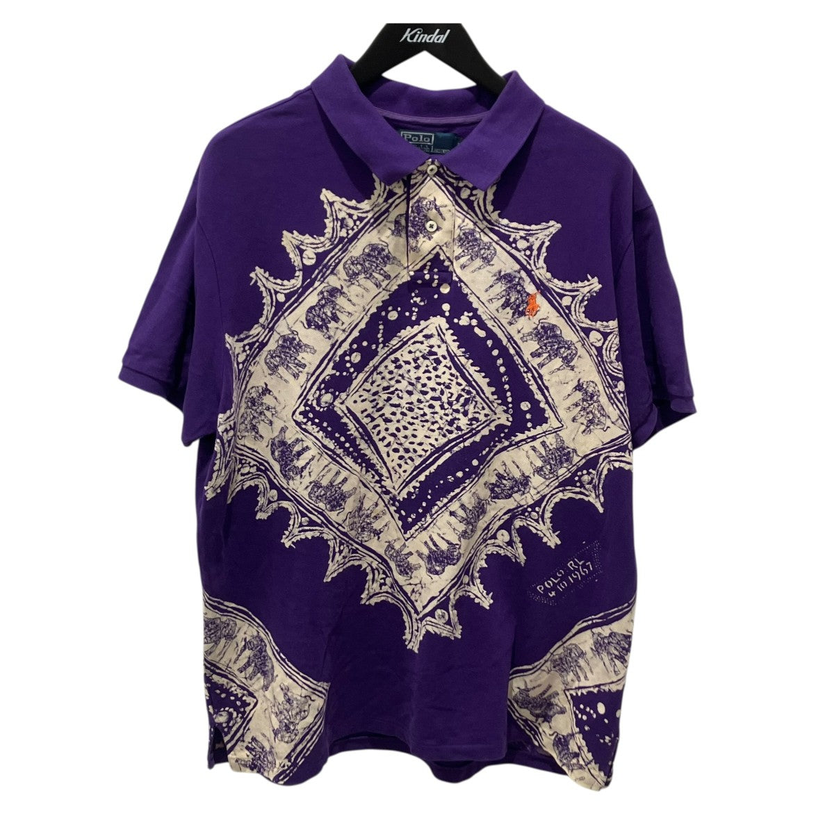 POLO RALPH LAUREN バンダナ柄ポロシャツMNBLKNIA1I00186 古着・中古-1枚目のアイテム画像