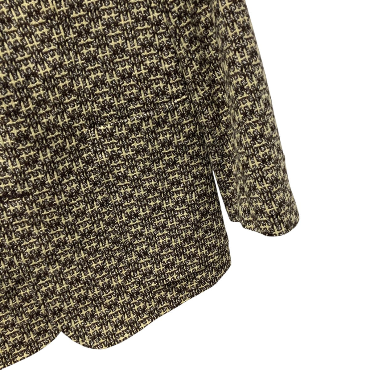 Martin Margiela(マルタンマルジェラ) ツイードジャケット ブラウン