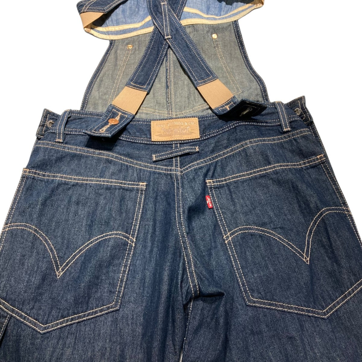 ジャンポールゴルチェのJEANS デニムオーバーオールトップ Jean Paul GAULTIER×LEVI'S デニムオールインワン インディゴ サイズ S