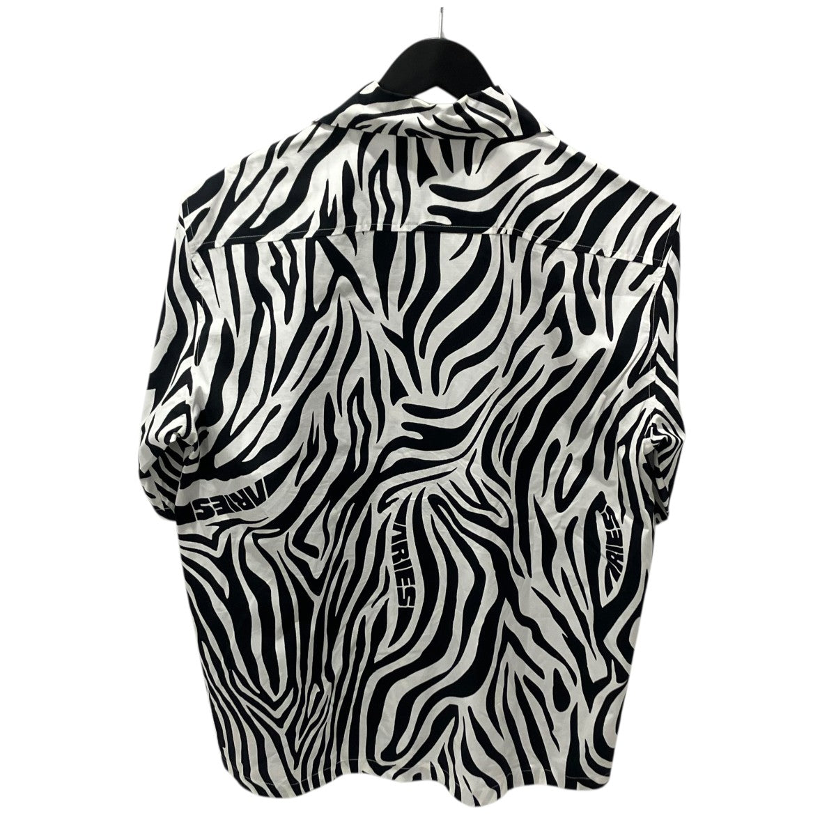 ARIES SRAR40113 Zebra Print Hawaiian Shirt半袖シャツ 古着・中古-2枚目のアイテム画像