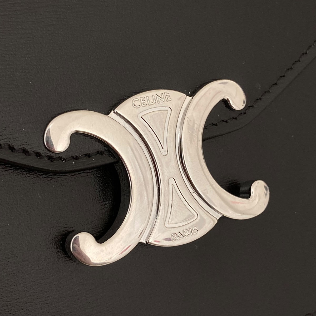 CELINE(セリーヌ) チェーンウォレットマーゴ シルバー金具チェーン