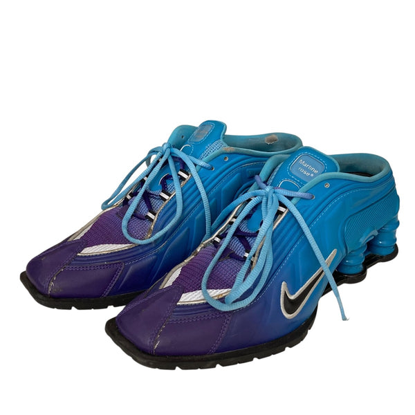 NIKE×Martine rose Women's Shox MR4 Scuba BlueスニーカーDQ2401-400